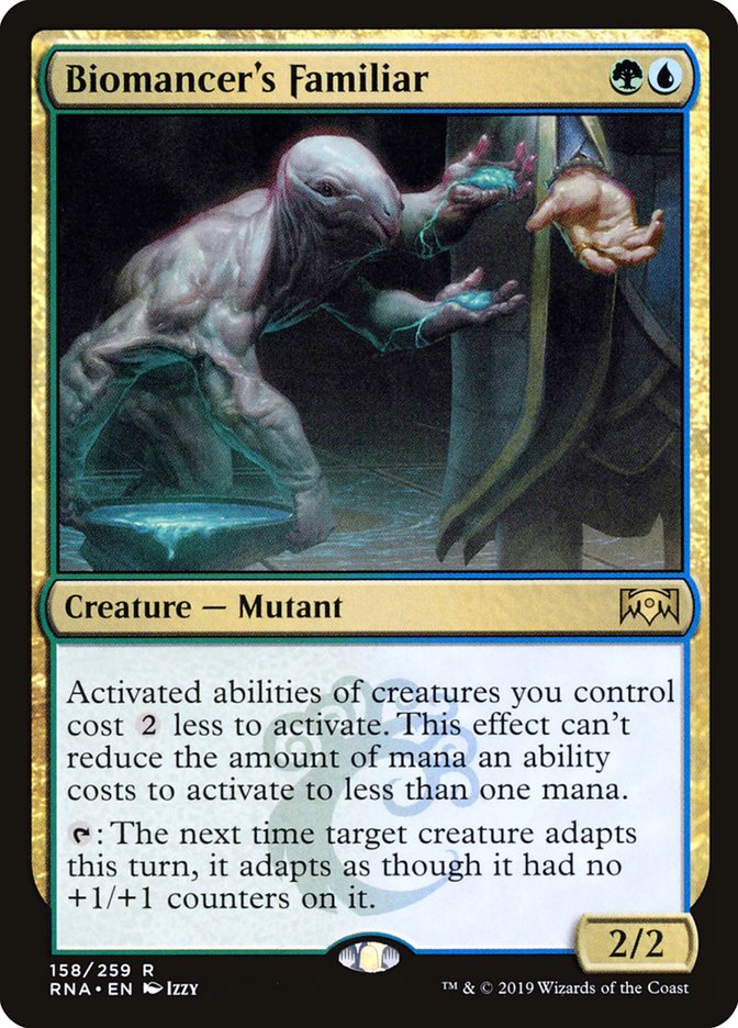 Biomancer's Familiar 158 (Ravnica Allegiance) 