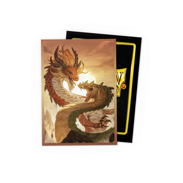 Dragon Shield: Japanese Size 60ct Art Sleeves - Wood Snake 2025 (Dual Matte)