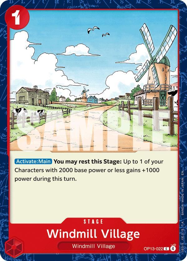 Windmill Village OP13-022 (Carrying On His Will) 