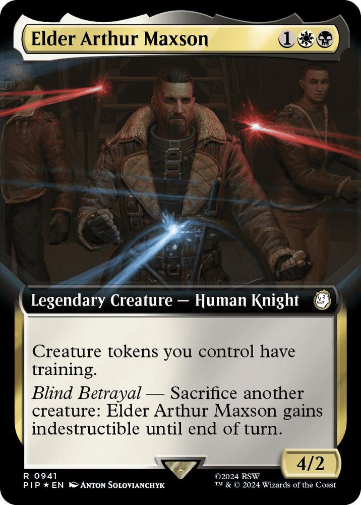 Elder Arthur Maxson Extended Art Surge Foil 941 (Universes Beyond: Fallout)  - Foil