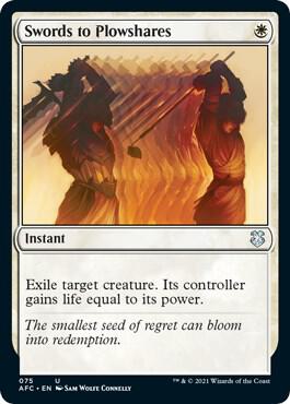 Swords to Plowshares 75/62 (Commander: Adventures in the Forgotten Realms) 