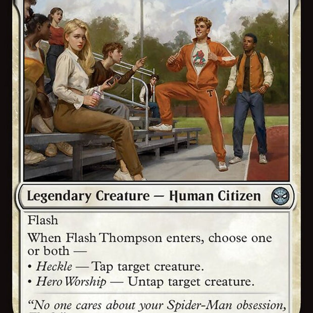 Flash Thompson, Spider-Fan 7/198 (Marvel's Spider-Man)  - Foil