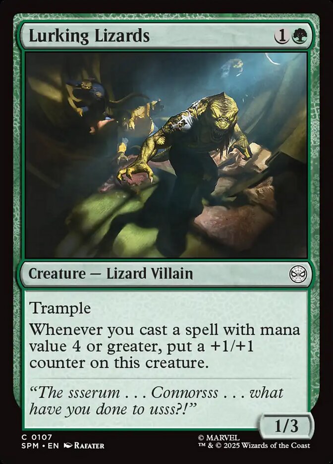 Lurking Lizards 107 (Marvel's Spider-Man)  - Foil