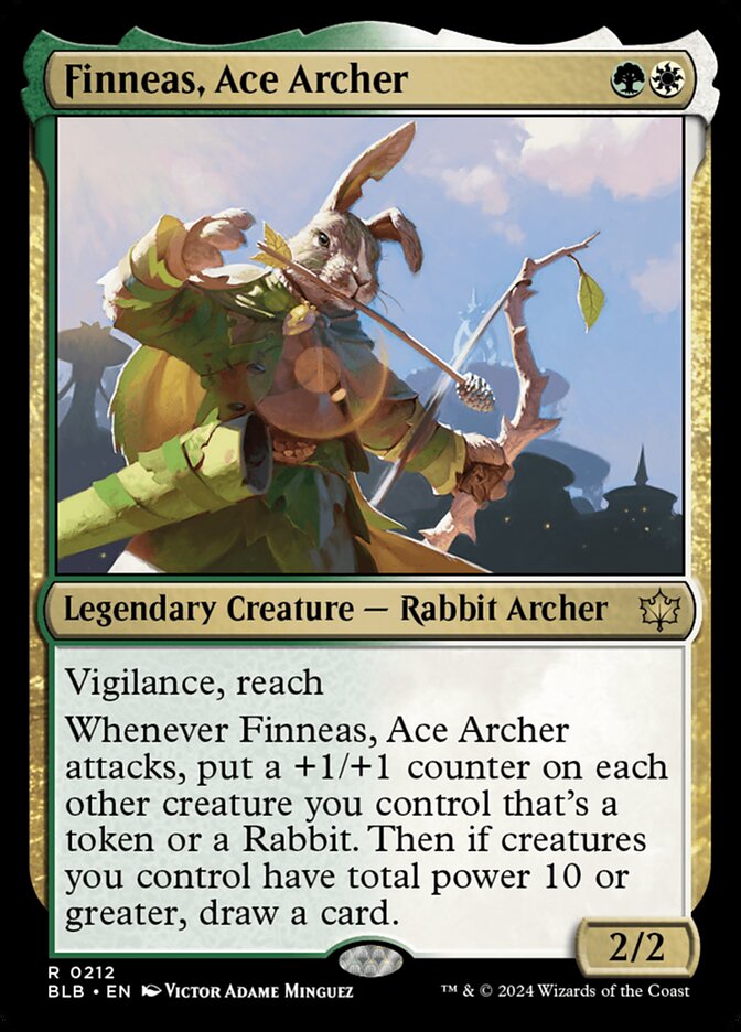 Finneas Ace Archer 212 (Bloomburrow)  - Foil