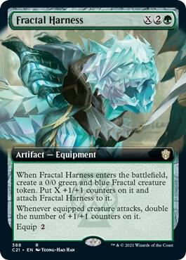 Fractal Harness Extended Art 388 (Commander 2021) 