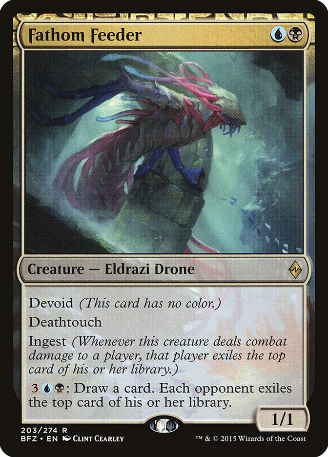 Fathom Feeder 203 (Battle for Zendikar) 