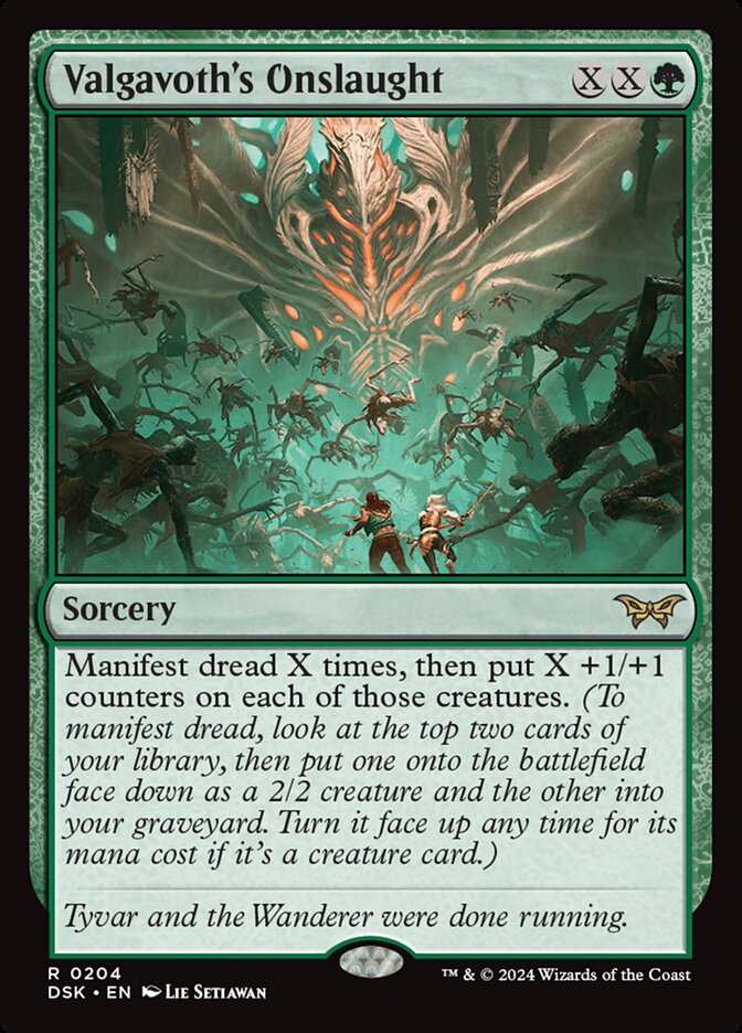 Valgavoth's Onslaught 204/286 (Duskmourn: House of Horror)  - Foil