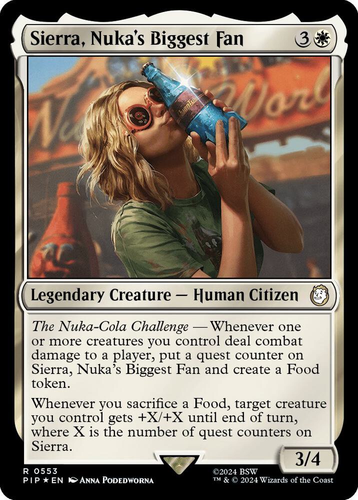 Sierra, Nuka's Biggest Fan 553 (Universes Beyond: Fallout)  - Surge Foil