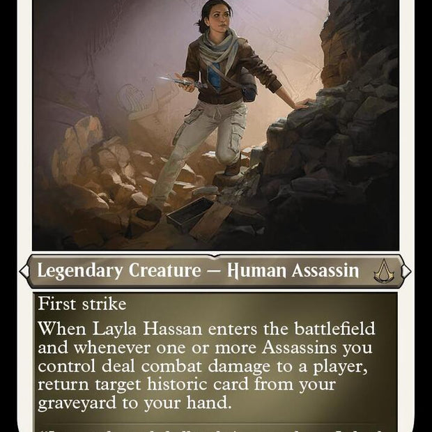 Layla Hassan 177 (Universes Beyond: Assassin's Creed)  - Etched Foil
