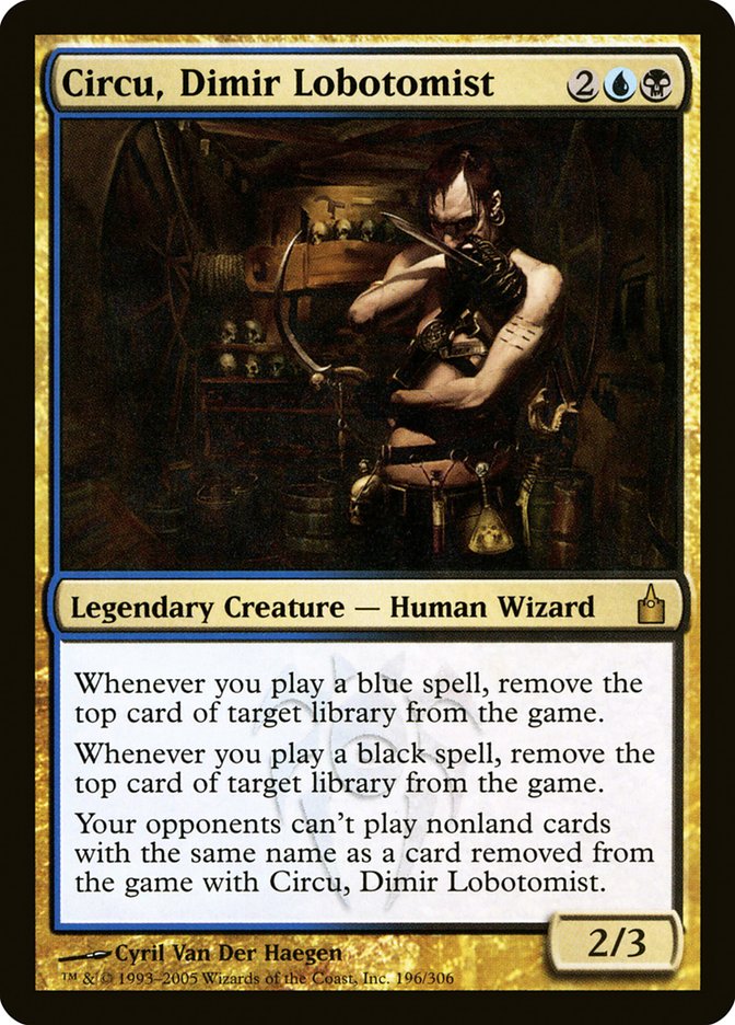 Circu, Dimir Lobotomist 196 (Ravnica: City of Guilds) 