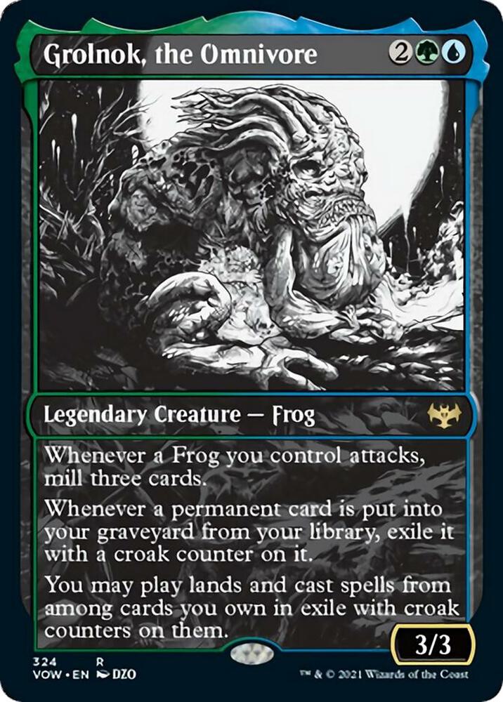 Grolnok the Omnivore Showcase 324 (Innistrad: Crimson Vow) 