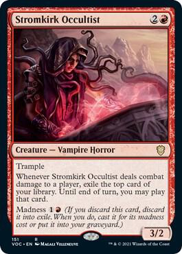 Stromkirk Occultist 151/38 (Commander: Innistrad: Crimson Vow) 