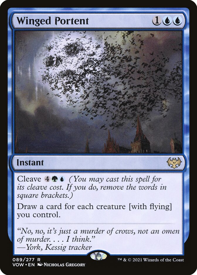 Winged Portent 89 (Innistrad: Crimson Vow) 