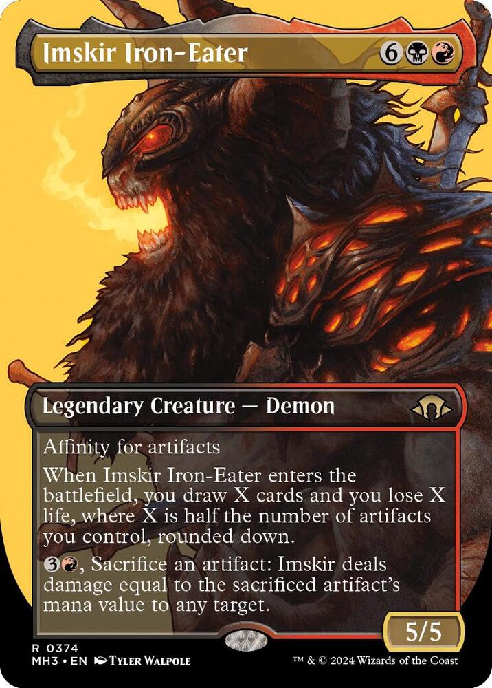 Imskir Iron-Eater 374/319 (Modern Horizons 3)  - Borderless Foil