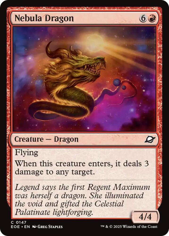 Nebula Dragon 147/276 (Edge of Eternities) 