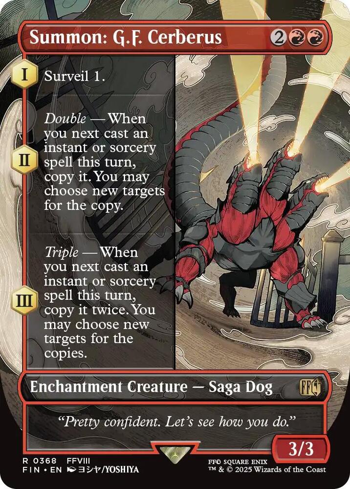 Summon: G.F. Cerberus 368 (FINAL FANTASY)  - Borderless