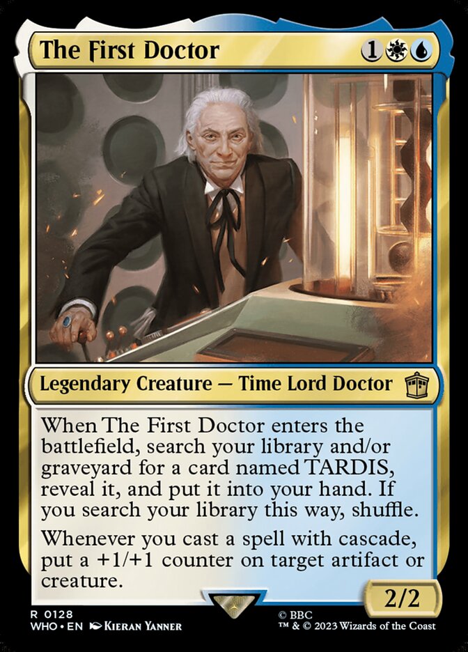 The First Doctor 128/331 (Universes Beyond: Doctor Who)  - Foil