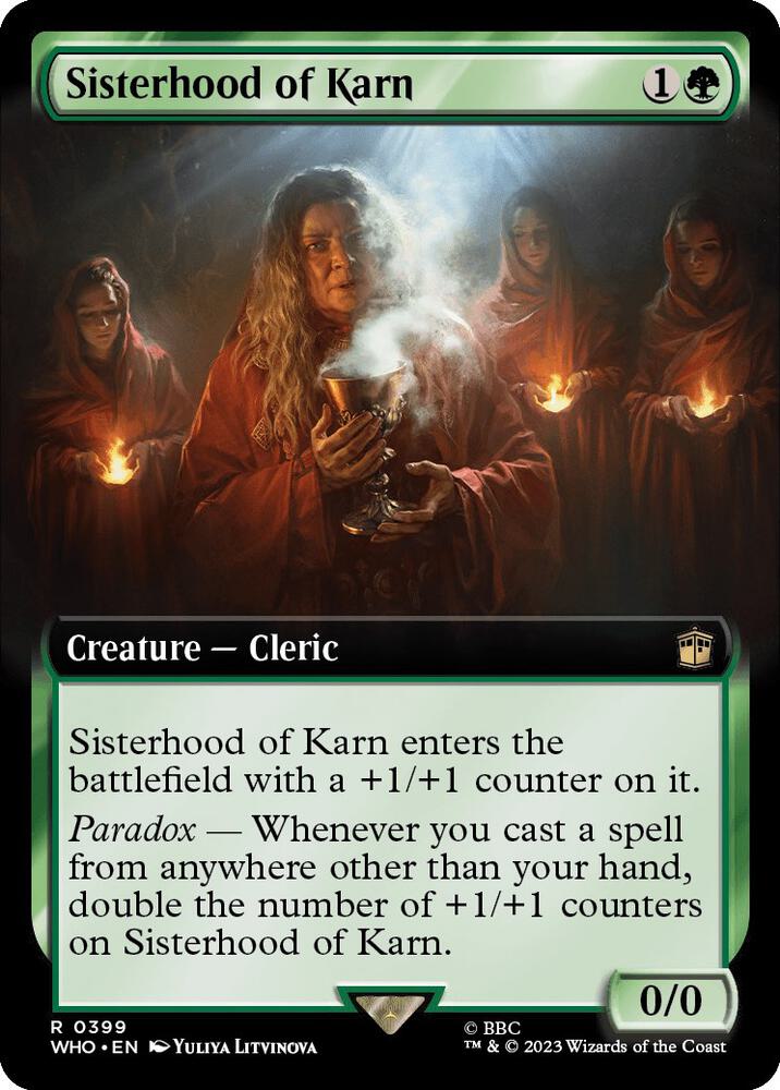 Sisterhood of Karn 399/331 (Universes Beyond: Doctor Who)  - Extended Art