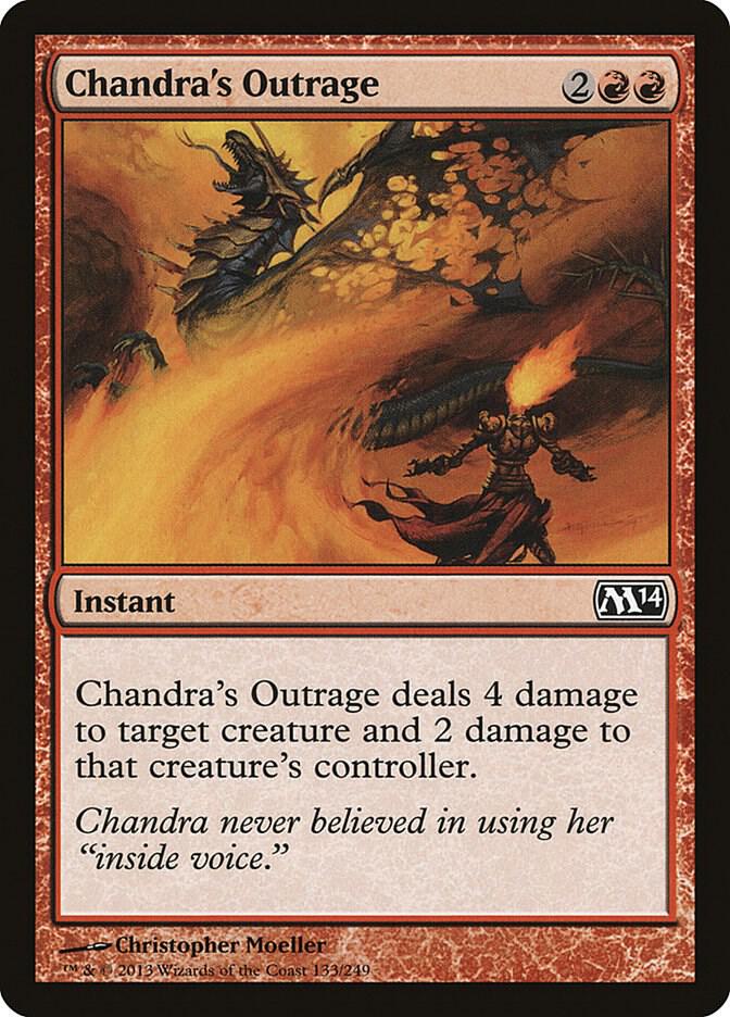 Chandra's Outrage 133/249 (Magic 2014 (M14)) 