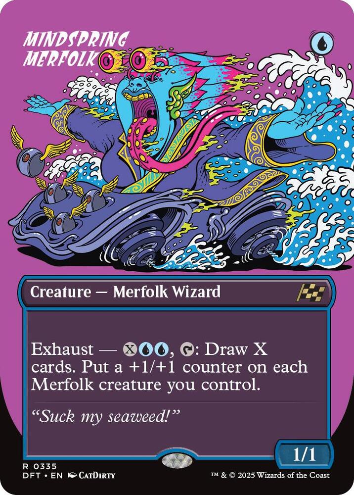 Mindspring Merfolk 335 (Aetherdrift)  - Foil