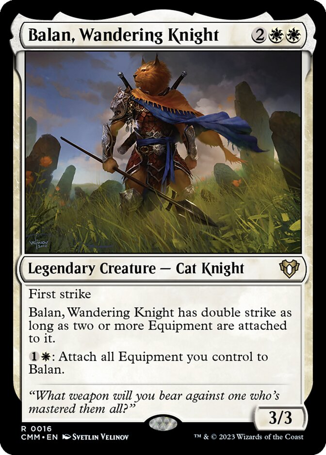 Balan, Wandering Knight 16/451 (Commander Masters) 