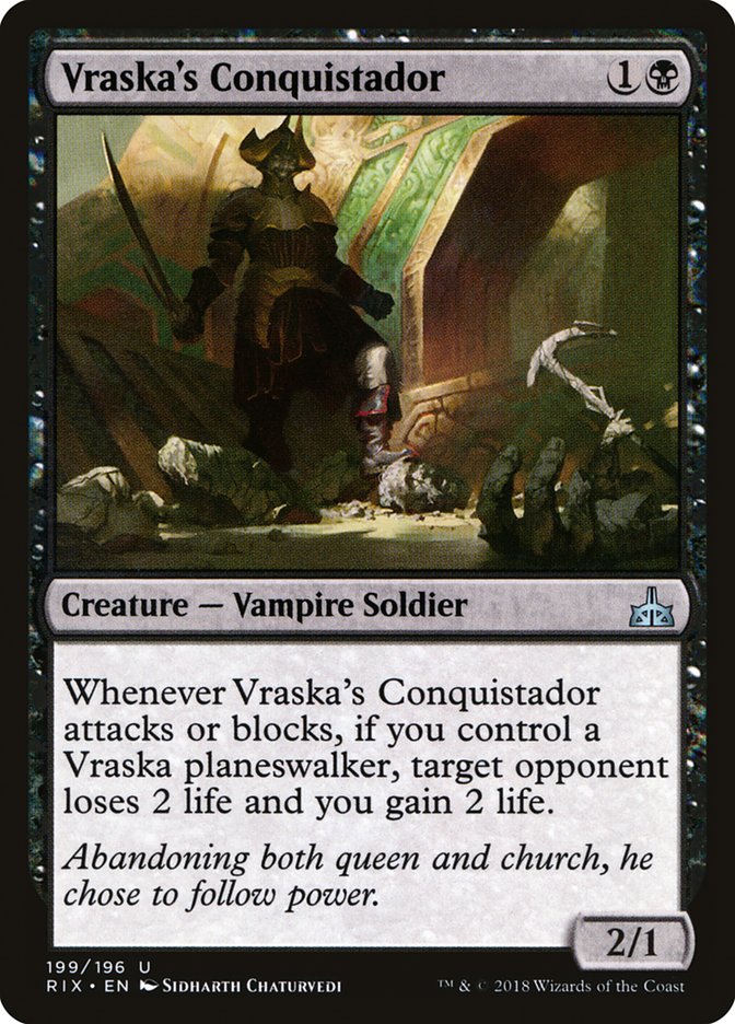 Vraska's Conquistador 199 (Rivals of Ixalan) 