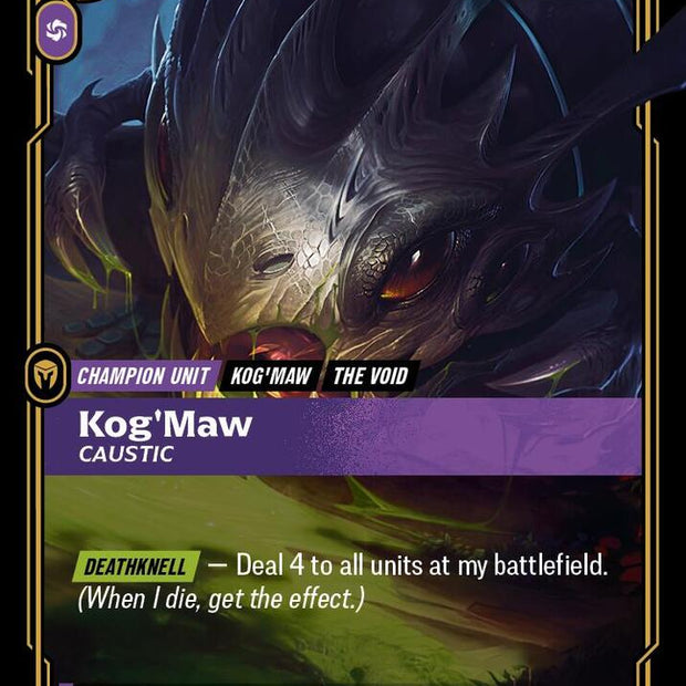 KogMaw Caustic (Origins)  - Foil