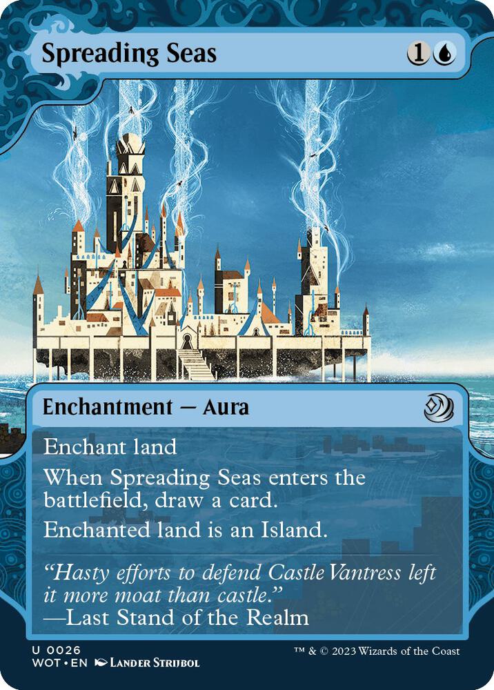 Spreading Seas 26/63 (Wilds of Eldraine: Enchanting Tales)  - Showcase
