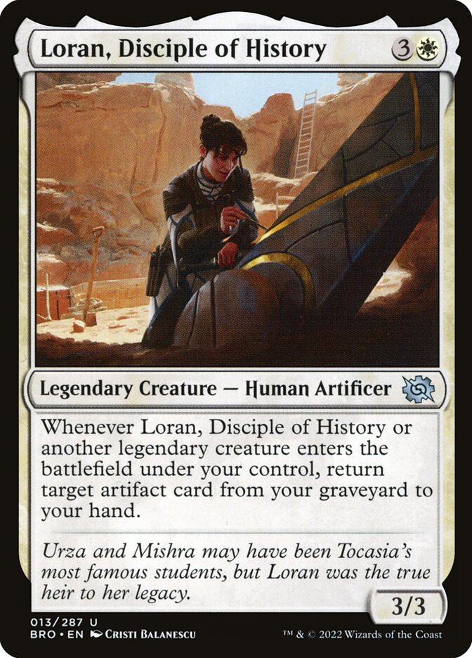 Loran, Disciple of History 13 (The Brothers' War) 