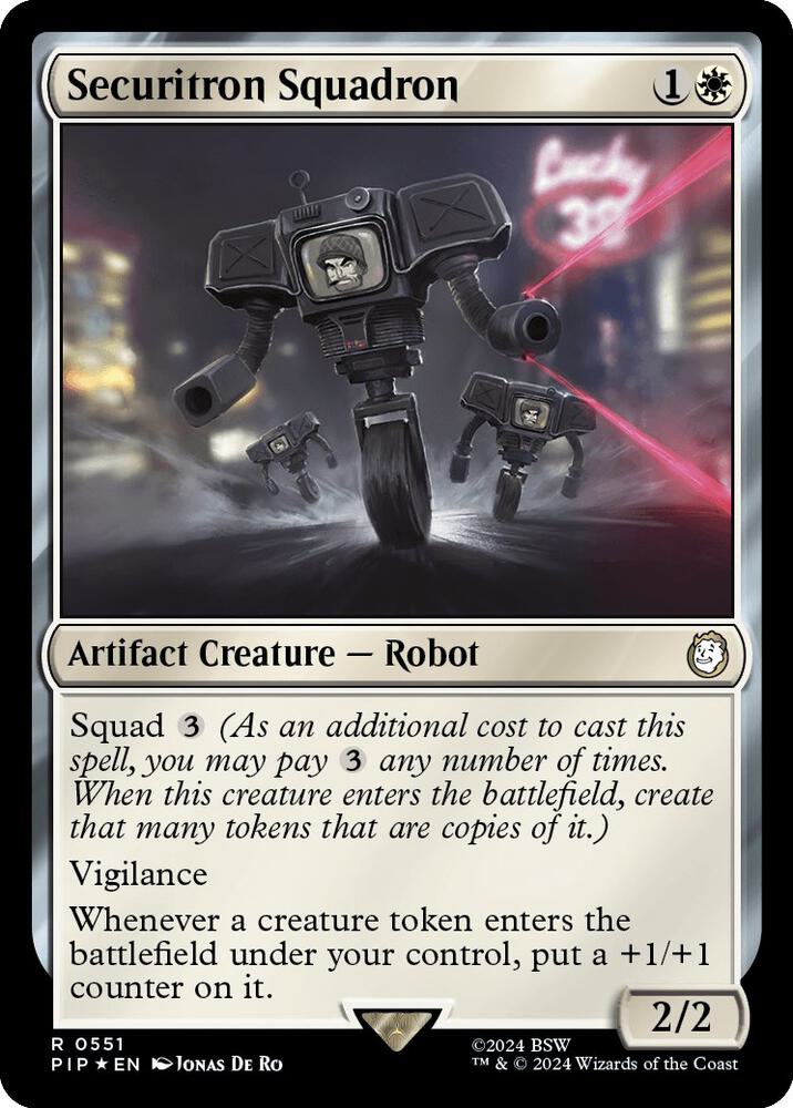 Securitron Squadron 551/326 (Universes Beyond: Fallout)  - Surge Foil