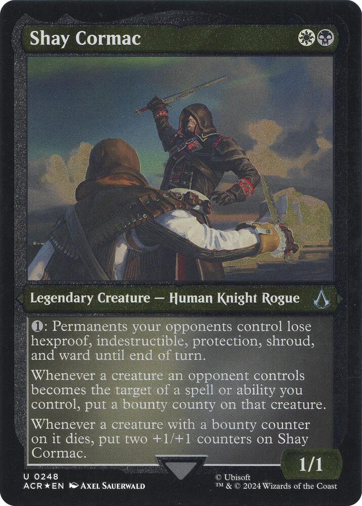 Shay Cormac 248 (Universes Beyond: Assassin's Creed)  - Etched Foil