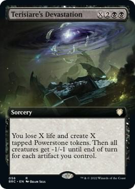 Terisiares Devastation Extended Art 56/40 (Commander: The Brothers' War) 