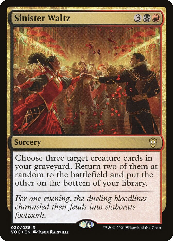 Sinister Waltz 30/38 (Commander: Innistrad: Crimson Vow) 