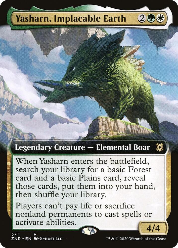Yasharn, Implacable Earth 371/280 (Zendikar Rising)  - Extended Art