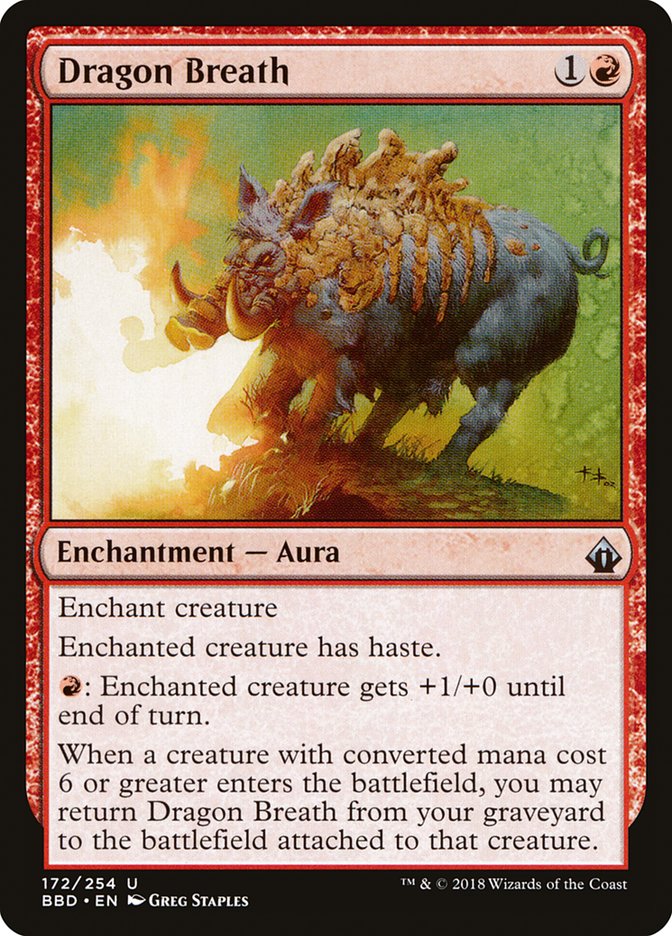 Dragon Breath 172/254 (Battlebond)  - Foil