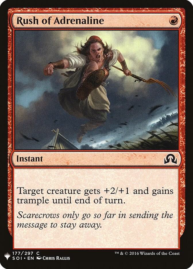 Rush of Adrenaline SOI-177/5075 (The List Reprints) 
