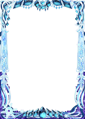 Mana Moon - Empress of Frost Border Oversleeves (70ct Standard)