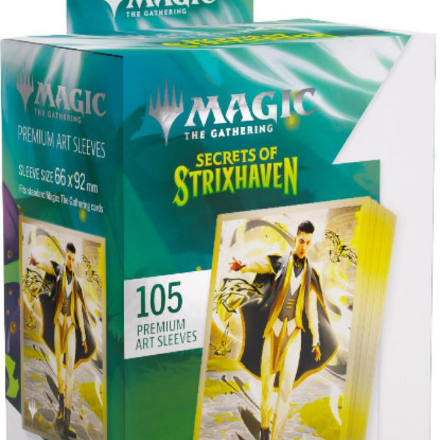 Gamegenic Magic The Gathering Secrets of Strixhaven Premium Art Sleeves - Killian, Decisive Mentor (66 x 92 mm) (105 Sleeves Per Pack)