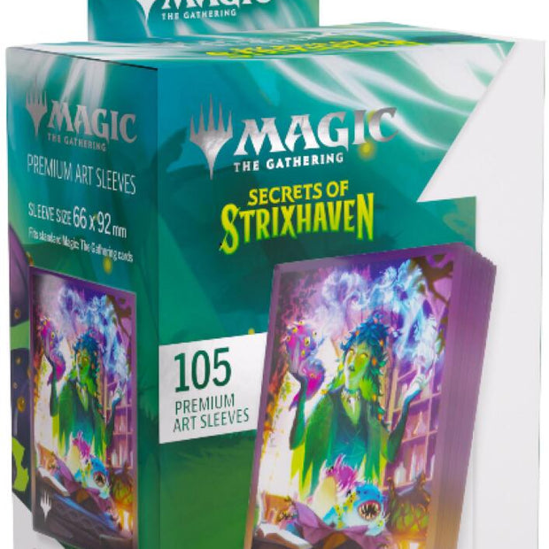 Gamegenic Magic The Gathering Secrets of Strixhaven Premium Art Sleeves - Dina, Essence Brewer (66 x 92 mm) (105 Sleeves Per Pack)