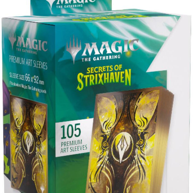 Gamegenic Magic The Gathering Secrets of Strixhaven Premium Art Sleeves - Silverquill (66 x 92 mm) (105 Sleeves Per Pack)