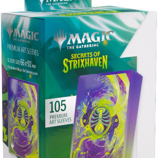 Gamegenic Magic The Gathering Secrets of Strixhaven Premium Art Sleeves - Witherbloom (66 x 92 mm) (105 Sleeves Per Pack)