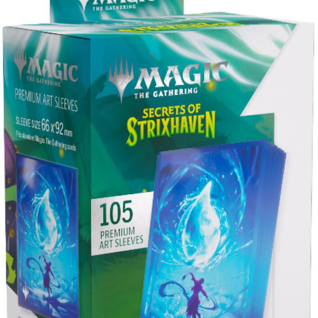 Gamegenic Magic The Gathering Secrets of Strixhaven Premium Art Sleeves - Island (66 x 92 mm) (105 Sleeves Per Pack)