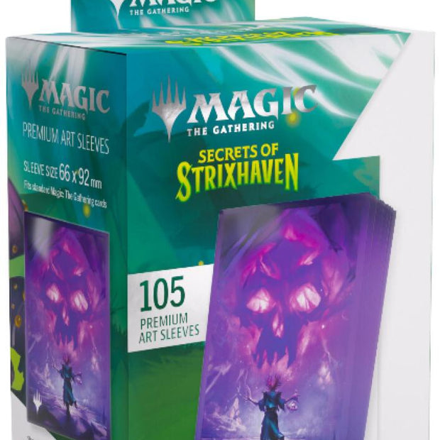 Gamegenic Magic The Gathering Secrets of Strixhaven Premium Art Sleeves - Swamp (66 x 92 mm) (105 Sleeves Per Pack)