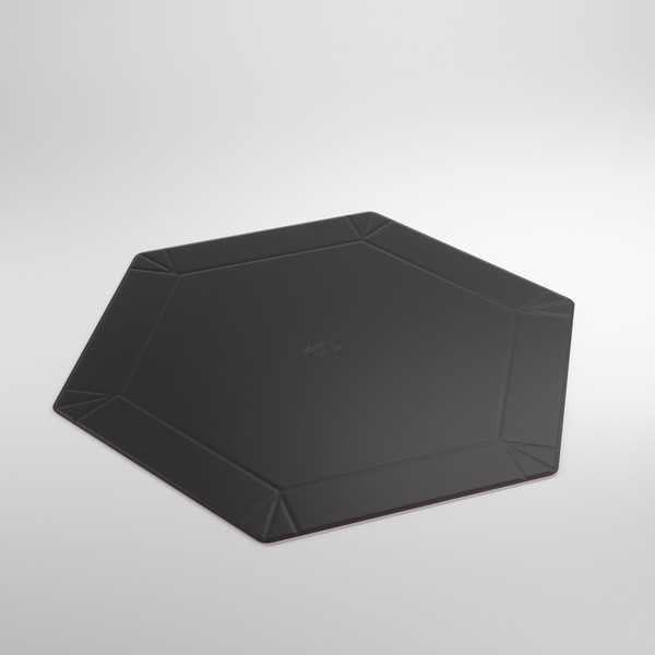 Gamegenic Magnetic Dice Tray Hexagonal Black/Pink