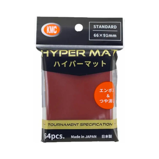 KMC: Sleeves – Hyper MAT: Red