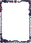 Mana Moon - Black Garden Border Oversleeves (100ct Standard)