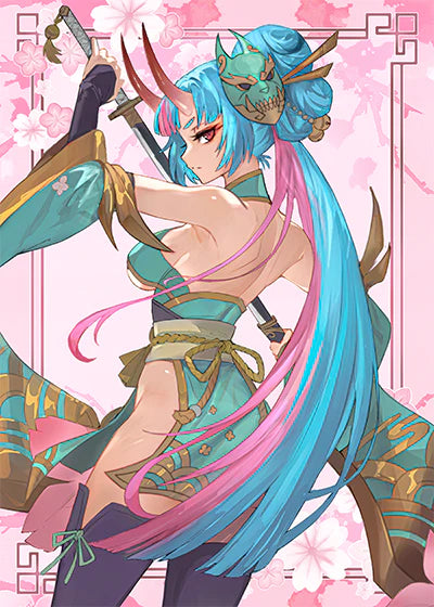 Oni Blossoms Sleeves D (100ct Standard)