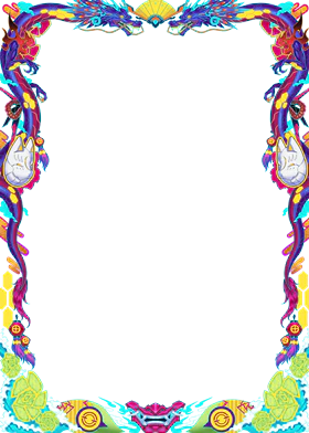 Mana Moon - Neon Maikos Border Oversleeves (70ct Standard)