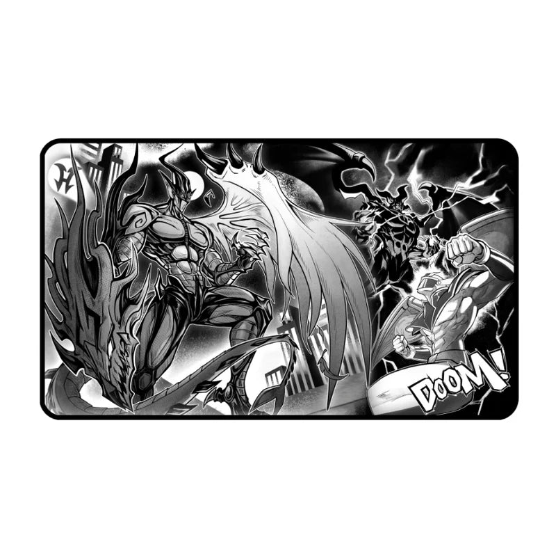 Mana Moon - Flame Wing Fusion 1-Player Plush Hybrid Rubber Playmat