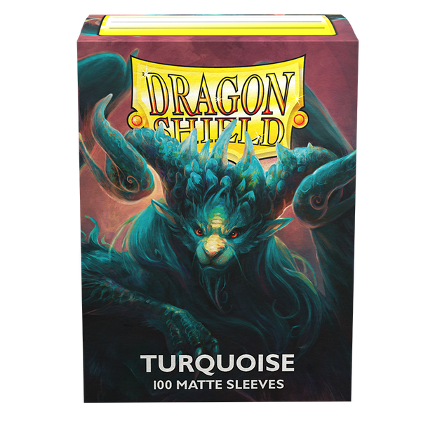 Dragon Shield: Standard 100ct Sleeves - Turquoise (Matte)